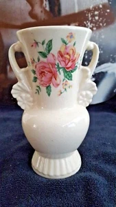 Vintage Royal Copley Urn Shaped Vase Roses - Picture 1 of 5