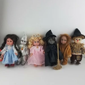 Der Zauberer von Oz ZY TOYS ZYTOYS Puppen KOMPLETTSATZ 6 ULTRA SELTEN England Rarität - Bild 1 von 12