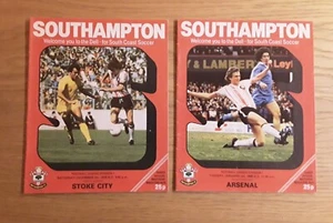 Southampton 1979/80 Selection of Home League Programmes from menu - Picture 1 of 3