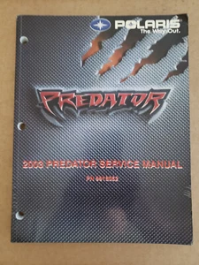Genuine 2003 PREDATOR 500 POLARIS SHOP SERVICE MANUAL - Bild 1 von 1