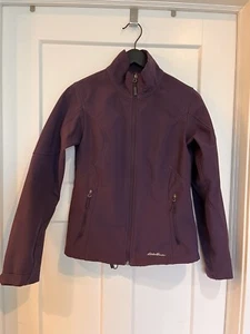 Eddie Bauer Women's Hooded Jacket - Burgundy , Size XS - Picture 1 of 5