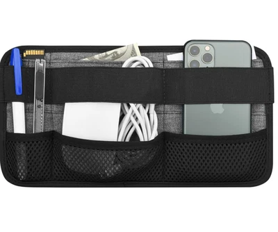 Organizador tecnológico portátil acoplable para computadora portátil para cables, cargador y electrónica - Gr Foto 1 de 4