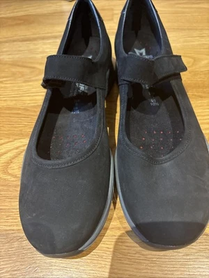 Mephisto Black Bucksoft Jenyfer Mary Jane EU 8 US 10 1/2 New - Image 1 of 4