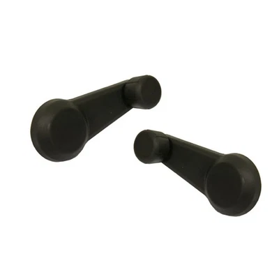 For GMC Canyon 2004-2012 Window Handles Driver and Passenger Side Pair | Plastic - Image 1 of 4