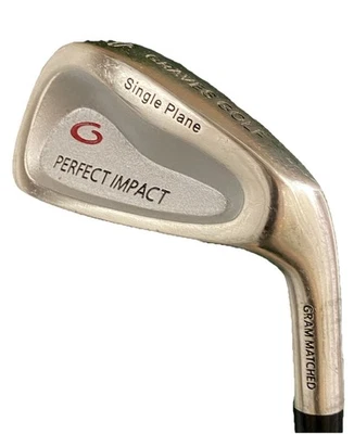 Entrenador de columpio Graves Golf Perfect Impact plano único 6 hierro diestro flexión regular 38" Foto 1 de 4