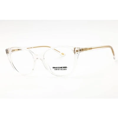 Skechers Women's Eyeglasses Crystal Acetate Oval Shape Full Rim Frame SE2215 026 - Image 1 of 2