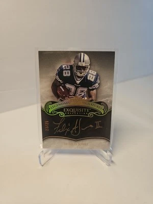 2008 Upper Deck Exquisite Legendary Signatures Felix Jones /25 EGS-FJ - Image 1 of 2