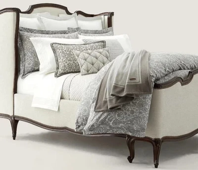 NEW NWT $500 Ralph Lauren Duvet Cover AUBREE Paisley Graphite Grey KING SIZE - Image 1 of 4