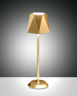 LA MIA LUCE Batteria Lampada Da Tavolo LED Katy 3678-30-189 Oro Dimmerabile IP54 - Immagine 1 di 4