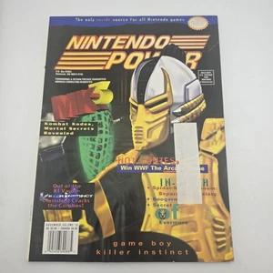 Nintendo Power Magazine Vol 78 November 1995 Mortal Komat - Donkey Kong 2 Poster - Picture 1 of 15