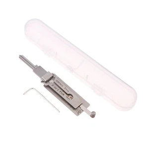  2 In 1 Stainless Steel Key Decoder Precision Hook And Pickup Hand Tool Pickup  - Picture 1 of 7