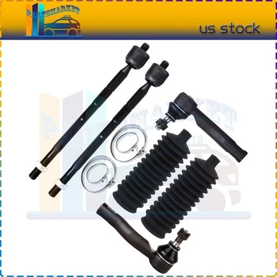 Fit For 2001-2005 Toyota RAV4 Set Of 6 Front Left Right Tie Rod Ends Suspension Foto 1 de 4