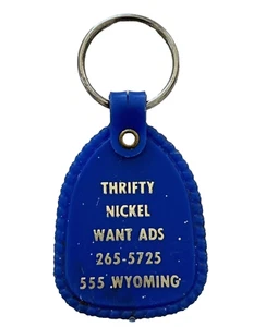 Thrifty Nickel Wants Ads Vintage Keychain 555 Wyoming - Picture 1 of 2