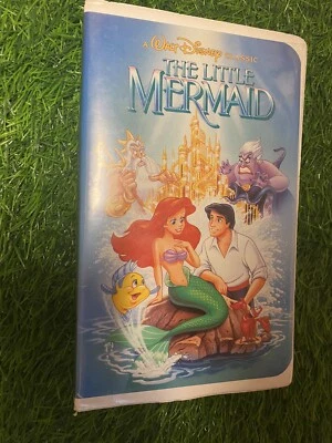 Walt Disney The Little Mermaid (VHS, 1989, Black Diamond Edition) Banned Cover - Image 1 of 4