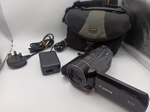 Canon Legria HF M56 2.3MP 10x Zoom Digital Camera Black Great Condition - Picture 1 of 11