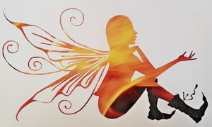 Sun Fairy - Fairies Wall Art Print High Gloss 11 in x 17 in - Picture 1 of 1