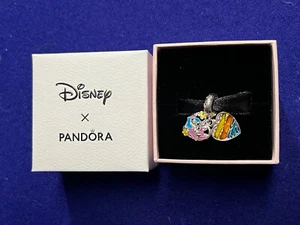 2022 Disney Parks Lilo & Stitch Stitch And Angel Double Pandora Charm HTF NEW - Picture 1 of 9