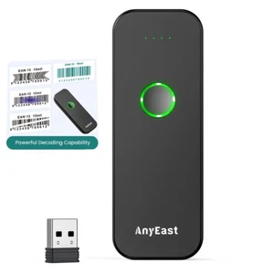 Wireless Bluetooth 1D 2D Barcode Scanner Screen Scan for Windows POS Android iOS - Picture 1 of 14