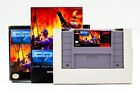 Super Nintendo SNES C2 Clay Fighter 2 boîte de jeu en argile de jugement et interaction manuelle
