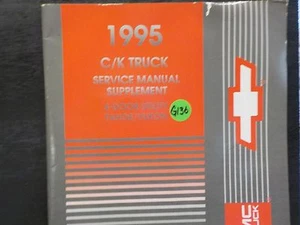 1995 CHEVROLET C/K TRUCK  4 DOOR TAHOE YUKON SERVICE MANUAL SUPPLEMENT  (G136) - Picture 1 of 1