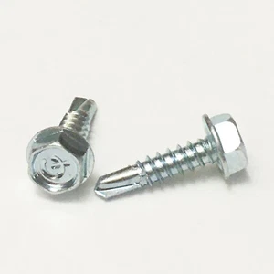 Cabezal de arandela hexagonal de chapa autoperforante 330 tornillos 2 libras Pro Twist #10 x 3/4" - Imagen 1 de 3