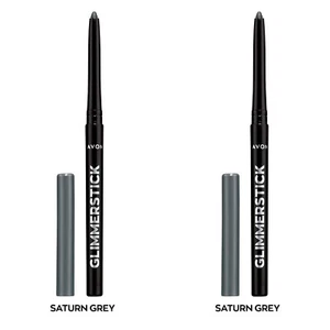 NEW Avon Glimmerstick Retractable Eyeliner - Saturn Grey 0.28 g / SET OF 2 - Picture 1 of 15