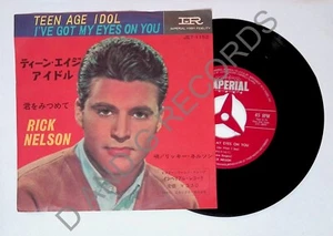 Ricky Nelson - Teen Age Idol / I've Got My Eyes on You Japan 7" JET-1152 1962 - Picture 1 of 7