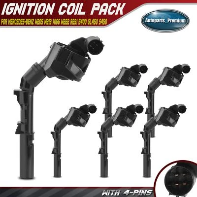 6x Bobina de encendido para Mercedes-Benz C400 C43 AMG E400 E43 AMG GL450 ML400 SL450 Foto 1 de 4