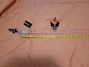 Adidas Trophy leather golf belt ladies women 36 white black pink 3 stripes sport - Picture 1 of 19