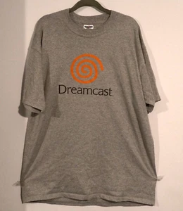 Vintage Dreamcast Video Game Grey Promo T-Shirt Size XL - X-Large, Sega Console - Picture 1 of 4