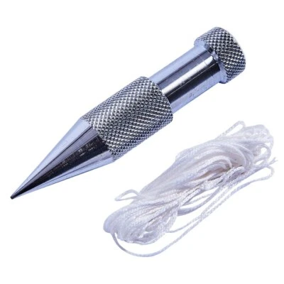 Plumb Bob 4.5m Line Set Builder Measuring Surveying Spirit Level Decorate Lines - Image 1 of 2