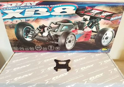  xray xb8 2017 luxury 1/8 nitro buggy rear shock tower #2 - Image 1 of 2