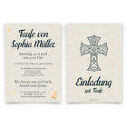 Taufeinladungen Taufkarten Einladungskarten Taufe Einladung - Junges Kreuz