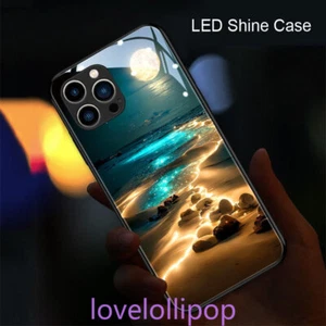Induction Glow LED Flash Light up Phone Case Cover for iPhone 16 15 13 Pro Max - Picture 1 of 14