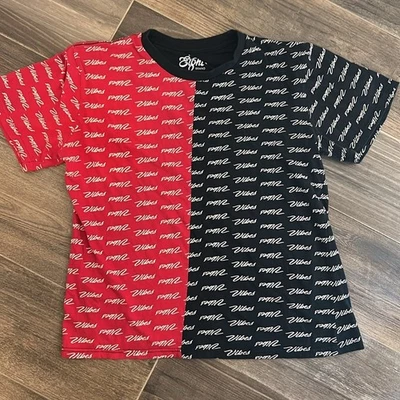 Eighty Eight Brand “Vibes” Tee Red & Black Split Size L Streetwear - Image 1 of 4