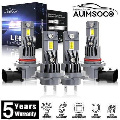 For Mazda Protege5 2002-2003 Base Hatchback 4-Door 2.0L LED Headlight Bulbs 4Pcs - Image 1 of 4