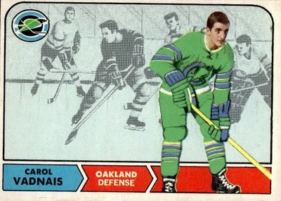 1968-69 O-Pee-Chee SET BREAK #81 Carol Vadnais NMMT - Image 1 of 2