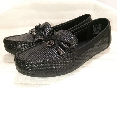 Mocassim de direção Gloria Vanderbilt Rosemarie slip-on. Preto feminino tamanho 6,5 - Imagem 1 de 4