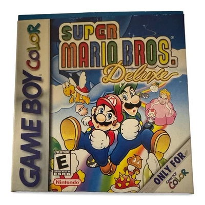 Super Mario Bros. Deluxe (Nintendo Game Boy Color, 1999) Completo Na Caixa - Imagem 1 de 4