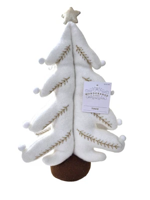 Mini Christmas 🎄 Tree Top-counter Ornaments 15" tall - White NWT - Image 1 of 4