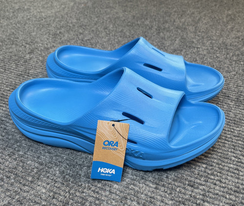 HOKA ONE ONE Hoka ONE Ora Recovery 3 Sandali Comodi Slides Donna 12 Uomo 10 Diva Blu NUOVI