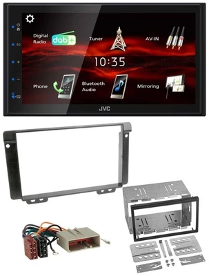 JVC USB Bluetooth MP3 DAB 2DIN Autoradio für Land Rover Freelander 2004-2006 - Bild 1 von 4