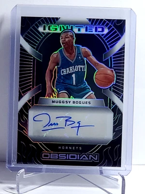 2024-25 Panini Obsidian - Muggsy Bogues Firmas encendidas automático/35 SP #IS-MBC  Foto 1 de 2