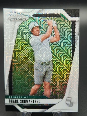 Charl Schwartzel 2025 Panini Prizm LIV White Mojo #16/25 - Imagem 1 de 2