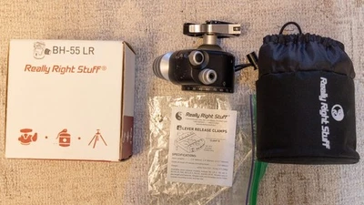 Really Right Stuff BH-55 LR Ball Head with Lever-Release Clamp - Needs new clamp - Image 1 of 4