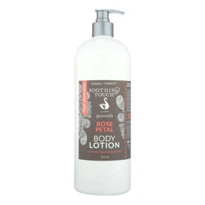 Soothing Touch Ayurveda Rose Petal Body Lotion Herbal Therapy 32 Oz 6 Pack - Picture 1 of 5