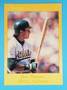 1990 Star Nova Jose Canseco Oakland Athletics A's #60 /500 (KCR)