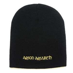Gorro bordado AMON AMARTH (logotipo amarillo) banda oficial de música. - Imagen 1 de 2