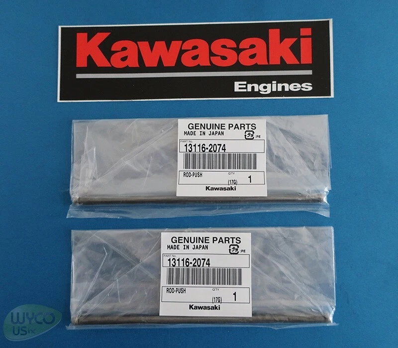 (2) Varillas de empuje OEM, KAWASAKI FD731V, FD750D, FD791D, 13116-2074, 10D9 Foto 1 de 1
