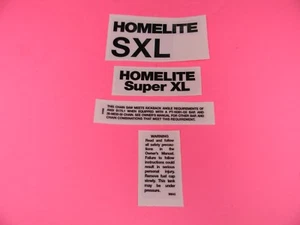 JUEGO DE CALCOMANÍAS HOMELITE CHAINSAW SUPER XL ---- CAJÓN 72 - Imagen 1 de 5